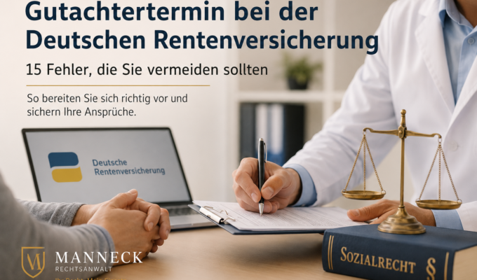 Erwerbsminderungsrente Gutachten 15 häufige Fehler